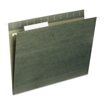 Hanging Folders, Letter Size, 1/3-Cut Tab, Standard Green, 25/Box