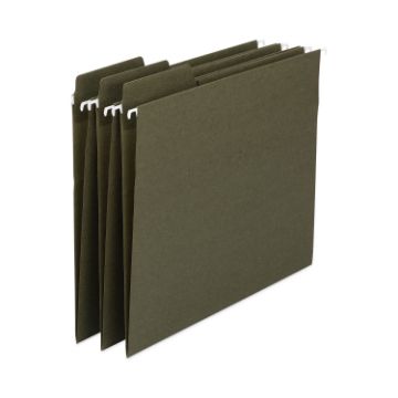 FasTab Hanging Folders, Letter Size, 1/3-Cut Tab, Standard Green, 20/Box
