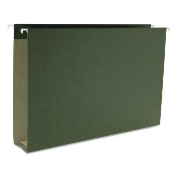 Box Bottom Hanging File Folders, Legal Size, Standard Green, 25/Box