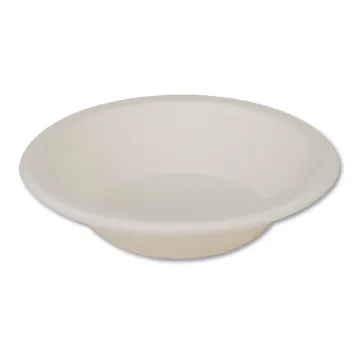 ChampWare Heavyweight Paper Dinnerware, Bowl, 12oz, White, 1000/Carton