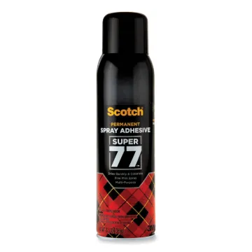 Super 77 Multipurpose Spray Adhesive, 13.57 oz, Dries Clear (MINIMUM ORDER QUANTITY IS 1 CT OR 12 EA