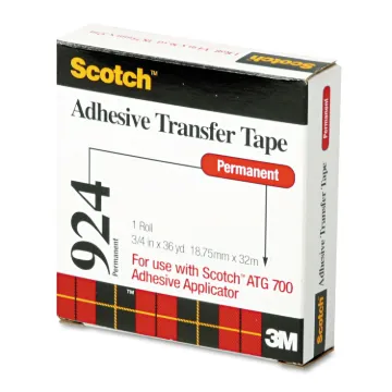 Adhesive Transfer Tape Roll, 3/4" Wide x 36yds