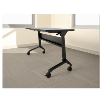 Flip-n-Go Table Base, 70 1/2w x 21 1/4d x 27 7/8h, Black