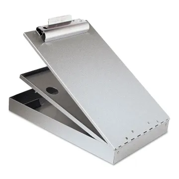 Cruiser Mate Aluminum Storage Clipboard, 1.5" Clip Cap, 8.5 x 12 Sheets, Silver