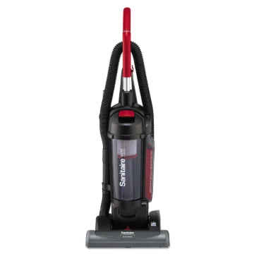 FORCE QuietClean Upright Vacuum with Dust Cup and Sealed HEPA Filtration, Black