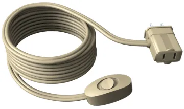 31324 CordMax Beige 10' Extension Cord with Easy Handy Switch
