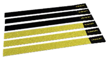 39502 6 Pieces EZ Hook & Loop Small Self Gripping Fasteners with Logo Tab