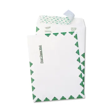 First Class Catalog Mailers, DuPont Tyvek, #6 1/2, Square Flap, Redi-Strip Closure, 6 x 9, White, 10