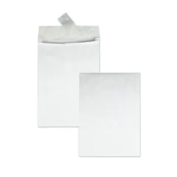 Open End Expansion Mailers, DuPont Tyvek, #13 1/2, Cheese Blade Flap, Self-Adhesive Closure, 10 x 13