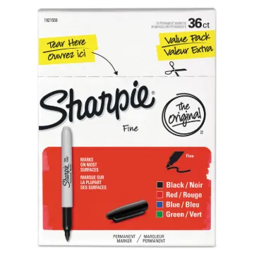 Fine Tip Permanent Marker, Assortment, 36/Pack (MINIMUM ORDER QUANTITY IS 6 PK OR 1 CT)