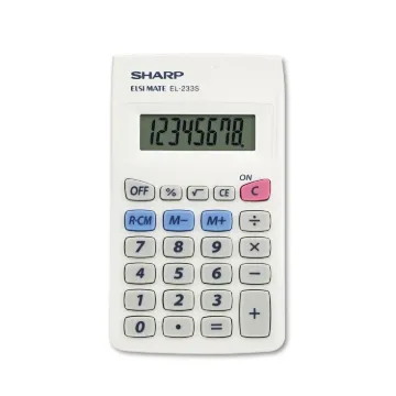 EL233SB Pocket Calculator, 8-Digit LCD