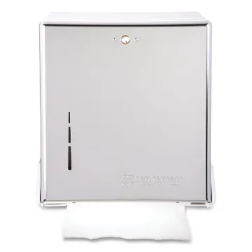 True Fold C-Fold/Multifold Paper Towel Dispenser, 11.63 x 5 x 14.5, Chrome