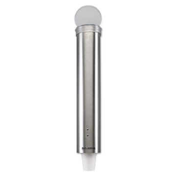 Small Pull-Type Water Cup Dispenser, Stainless Steel