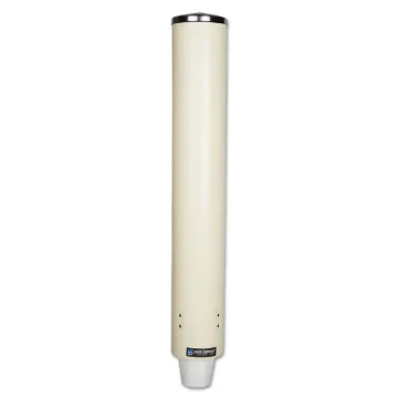 Foam Cup Dispenser w/Removable Cap, Pull-Type, Sand