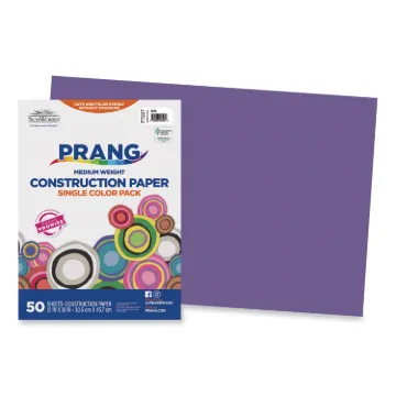 Construction Paper, 58lb, 12 x 18, Violet, 50/Pack