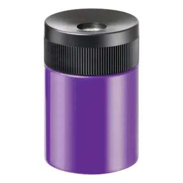 Handheld Barrel Pencil Sharpener, 2.5" dia. x 3", Assorted Colors, 6/Box