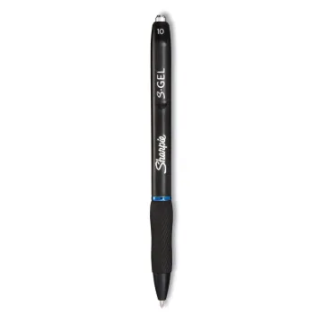 S-Gel Retractable Gel Pen, Bold 1 mm, Blue Ink, Black Barrel, 36/Pack