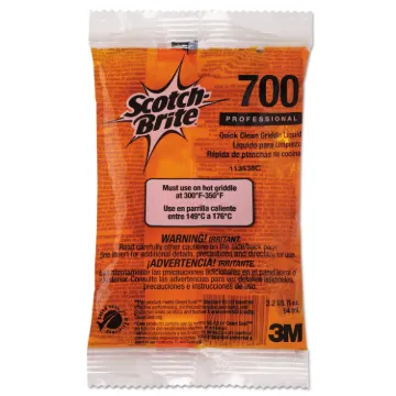 Quick Clean Griddle Liquid, 3.2oz Packet, 40/Carton