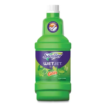 WetJet System Cleaning-Solution Refill, Original Scent, 1.25 L Bottle, 4/Carton