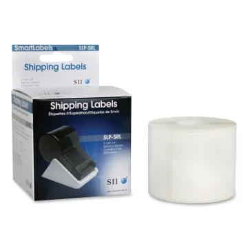 Bulk Self-Adhesive Wide Shipping Labels, 2.12" x 4", White, 220/Box