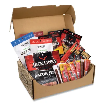 Big Beef Jerky Box, 29 Assorted Snacks, Free Delivery in 1-4 Business Days