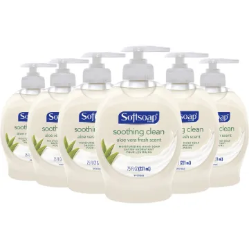 Moisturizing Hand Soap, Aloe, 7.5 oz Bottle, 6/Carton