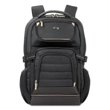 Pro Backpack, 17.3", 12 1/4" x 6 3/4" x 17 1/2", Black