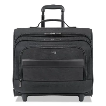 Classic Rolling Overnighter Case, 15.6", 16 7/50" x 6 69/100" x 13 39/50", Black