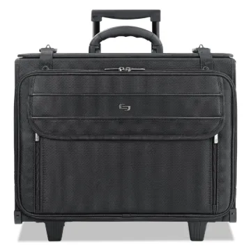 Classic Rolling Catalog Case, 17.3", 18" x 7" x 14", Black