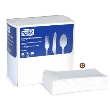 Tork Premium 1 Ply 1/8 Fold Dinner Napkin 5/60