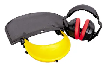 Handyman Mesh Visor & Ear Muff Set