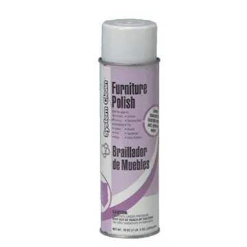 System Clean Furniture Polish, 19 oz Aerosol, 12/Case