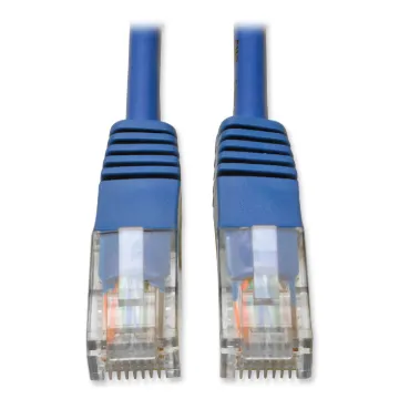 Cat5e 350MHz Molded Patch Cable, RJ45 (M/M), 10 ft., Blue