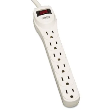 Protect It! Home Computer Surge Protector, 6 Outlets, 2 ft Cord, 180 Joules
