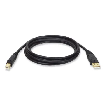 USB 2.0 A/B Cable (M/M), 15 ft., Black