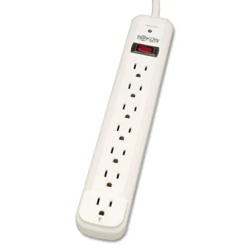 Protect It! Surge Protector, 7 Outlets, 25 ft. Cord, 1080 Joules, Light Gray (MINIMUM ORDER QUANTITY