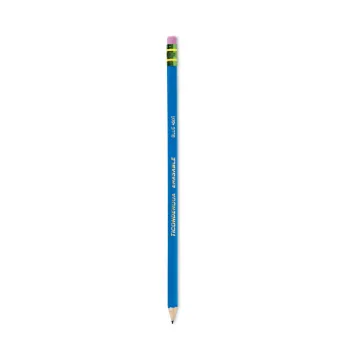 Erasable Colored Pencils, 2.6 mm, 2B (#1), Blue Lead, Blue Barrel, Dozen