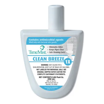 Virtual Janitor Refill, 10.5 oz Bottle, Clean and Fresh, 12/Carton