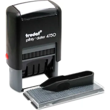 Self-Inking Do It Yourself Message Dater, 3/4 x 1 7/8, Blue/Red