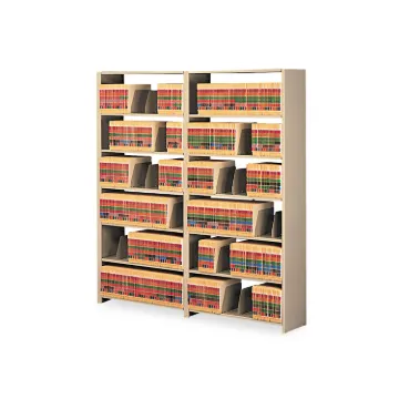 Snap-Together Seven-Shelf Closed Add-On Unit, Steel, 36w x 12d x 88h, Sand
