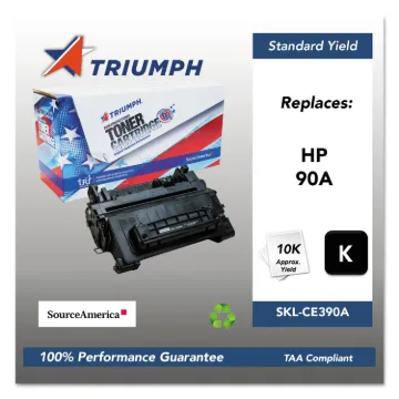 751000NSH1221 Remanufactured CE390A (90A) Toner, 10000 Page-Yield, Black