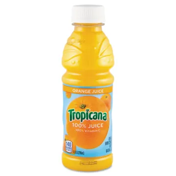 100% Juice, Orange, 10oz Plastic Bottle, 24/Carton