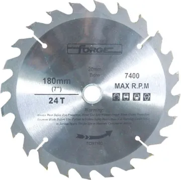 7"(180mm) x 24T Tungsten Carbide Tipped Circular Saw Blade