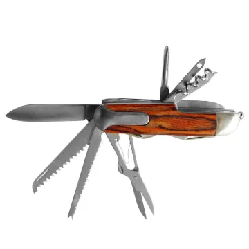 12-Function Stainless Steel Pocket Tool with Pouch