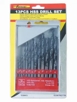 13-piece 2-8mm HSS Drill Set