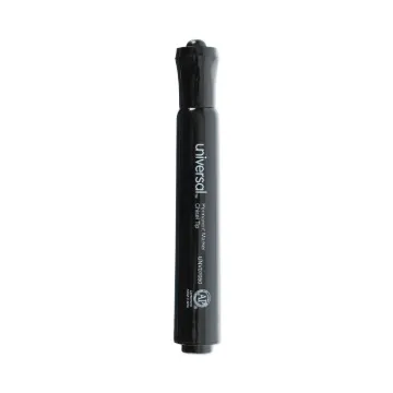 Chisel Tip Permanent Marker, Broad, Black, 36/Pack