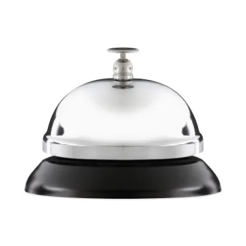 Call Bell, 3-3/8" Diameter, Brushed Nickel