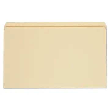 Top Tab Manila File Folders, Straight Tab, Legal Size, 11 pt. Manila, 100/Box