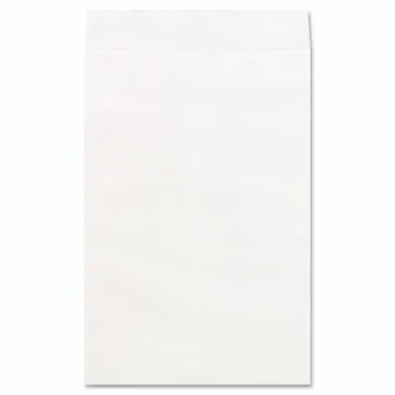 Deluxe Tyvek Envelopes, #15, Squa Flap, Self-Adhesive Closure, 10 x 15, White, 100/Box