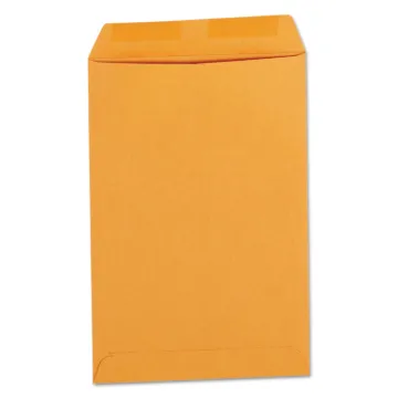 Catalog Envelope, #1, Square Flap, Gummed Closure, 6 x 9, Brown Kraft, 500/Box